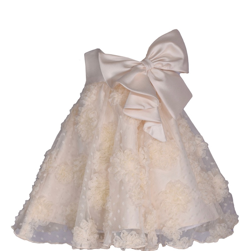 Baby Dress  - Bonnie Baby - Ivory